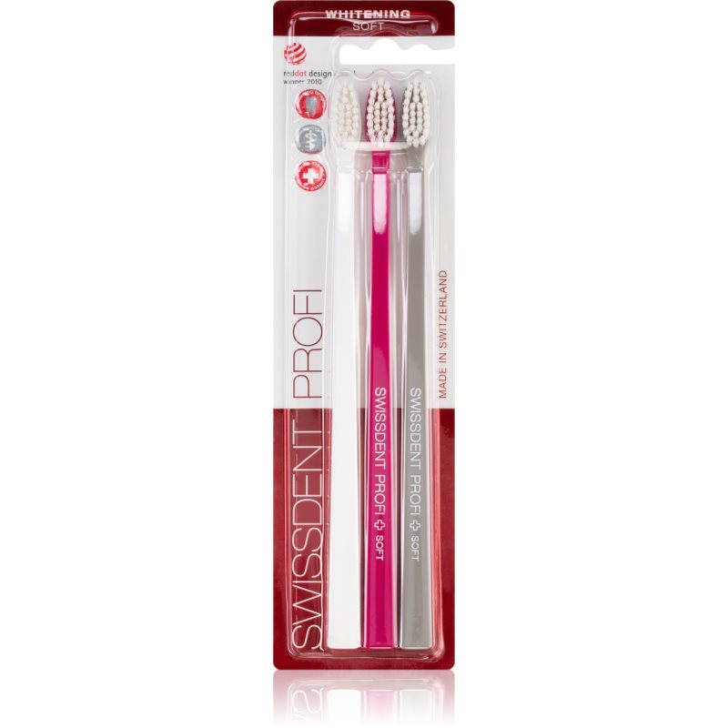 Swissdent Profi Whitening Spazzolini Da Denti Soft 3 Pz