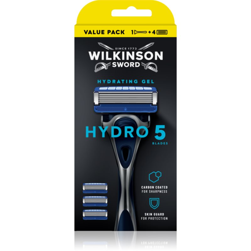 Wilkinson Sword Hydro5 Rasoio + Lamette Di Ricambio 1 Pz