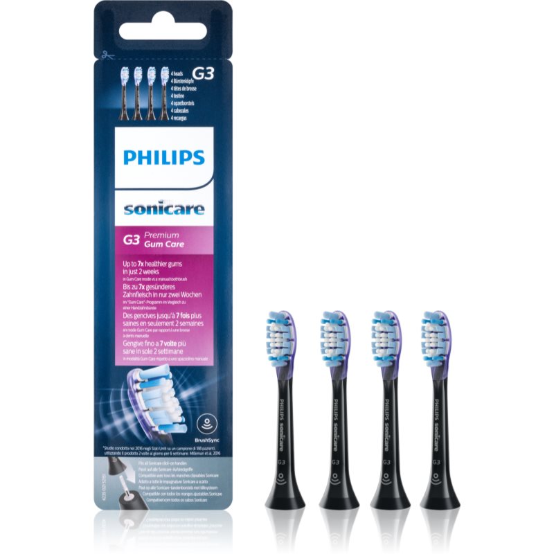 Philips Sonicare Premium Gum Care Standard Hx9054/33 Testine Di Ricambio Per Spazzolino 4 Pz