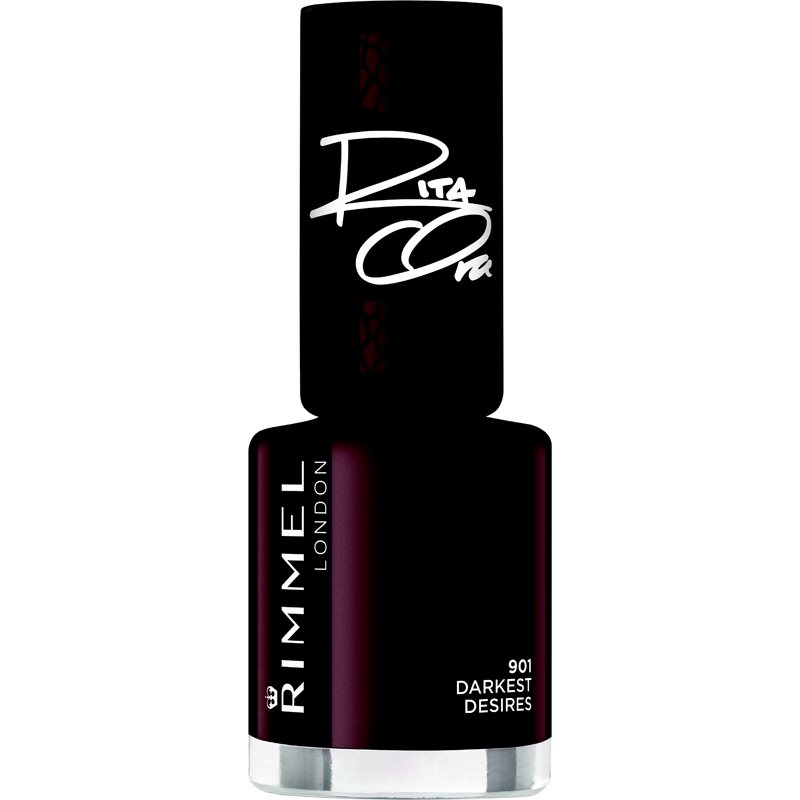 Rimmel 60 Seconds By Rita Ora Smalto Per Unghie E Asciugatura Rapida Colore 901 Darkest Desires 8 Ml