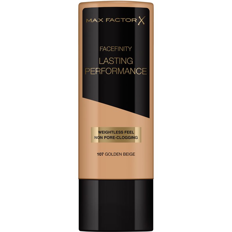 Max Factor Facefinity Lasting Performance Fondotinta Liquido Per Un Effetto Lunga Durata Colore 107 Golden Beige 35 Ml