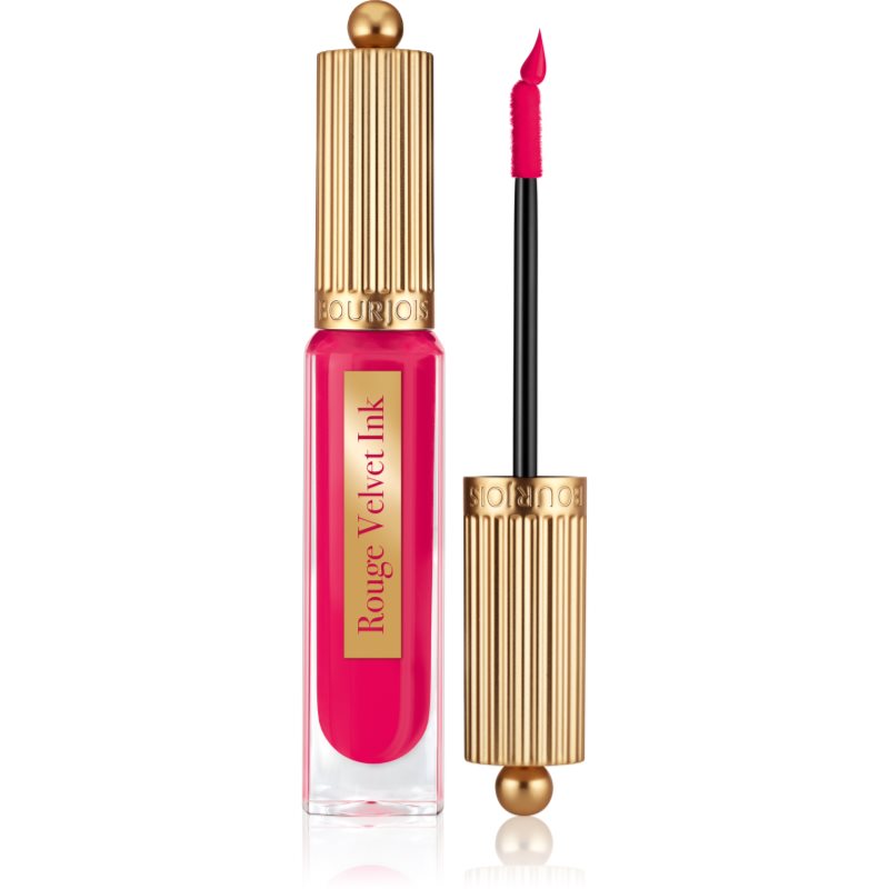 Bourjois Rouge Velvet Ink Rossetto Liquido Effetto Opaco Colore 07 Fushia Cha Cha 3.5 Ml