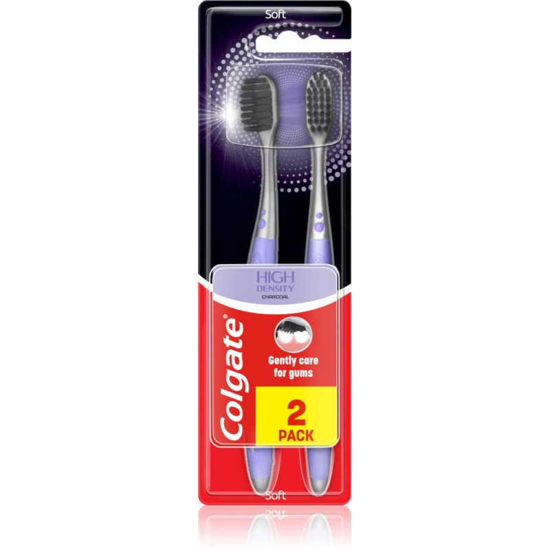 Colgate High Density Charcoal Spazzolino Soft 2 Pz