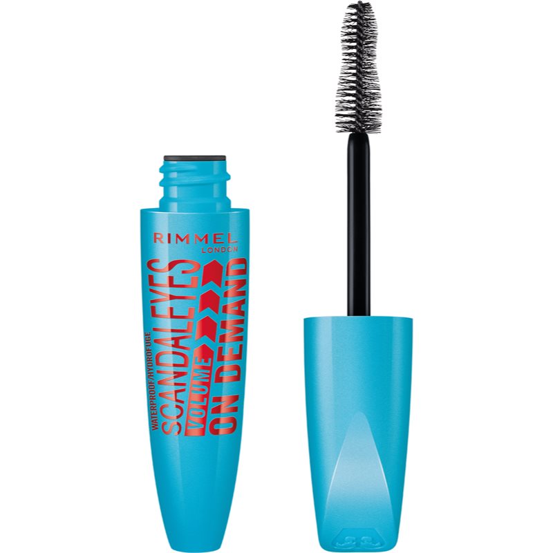 Rimmel Scandaleyes Volume On Demand Mascara Volumizzante Waterproof Colore 001 Black 12 Ml