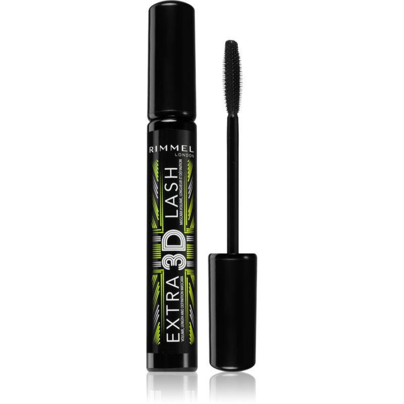 Rimmel Extra 3D Lash Mascara Volumizzante E Allungante Colore 003 Extreme Black 8 Ml
