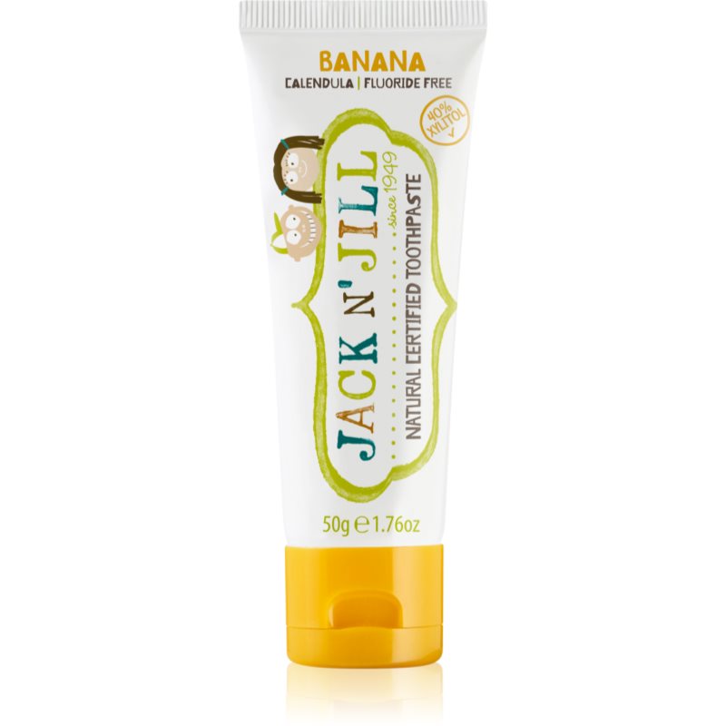 Jack N’ Jill Natural Dentifricio Naturale Per Bambini Aroma Banana 50 G