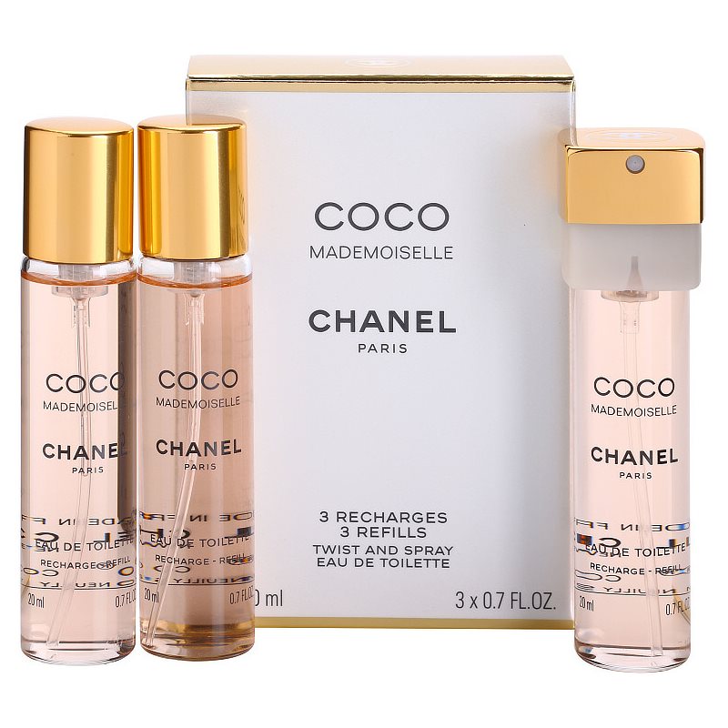 Chanel Coco Mademoiselle Eau De Toilette Da Donna 3X20 Ml