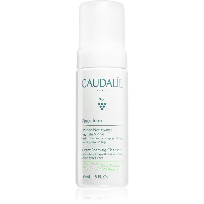 Caudalie Vinoclean Mousse Detergente Per Tutti I Tipi Di Pelle 150 Ml