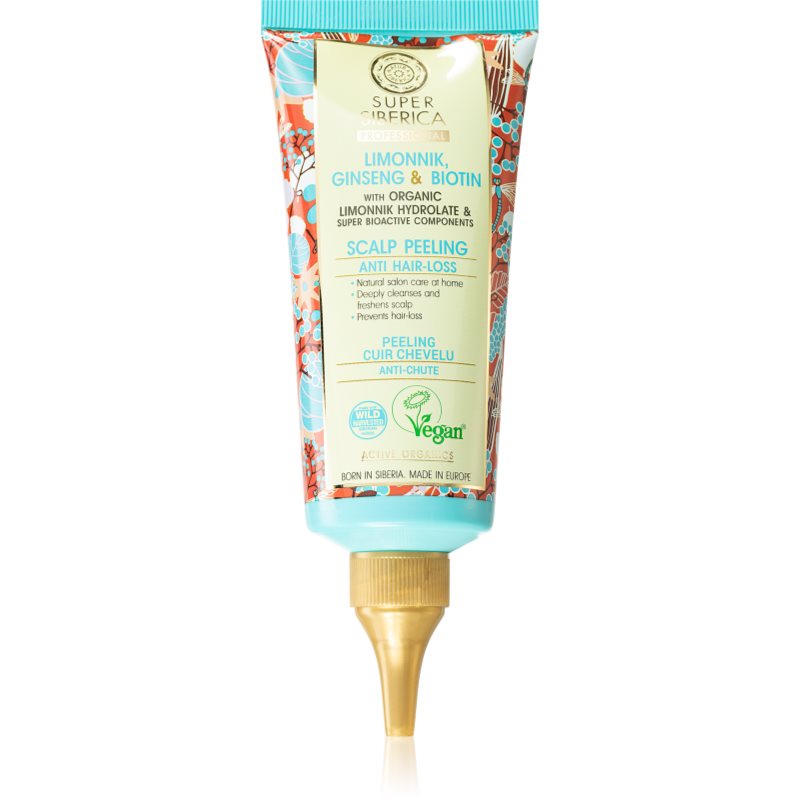 Natura Siberica Limonnik, Ginseng & Biotin Scrub Per Capelli Anti-Caduta Dei Capelli 100 Ml