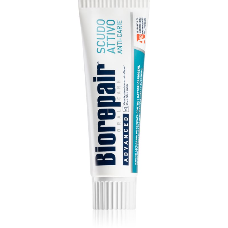 Biorepair Advanced Active Shield Dentifricio Antiplacca Per Gengive Sane 75 Ml
