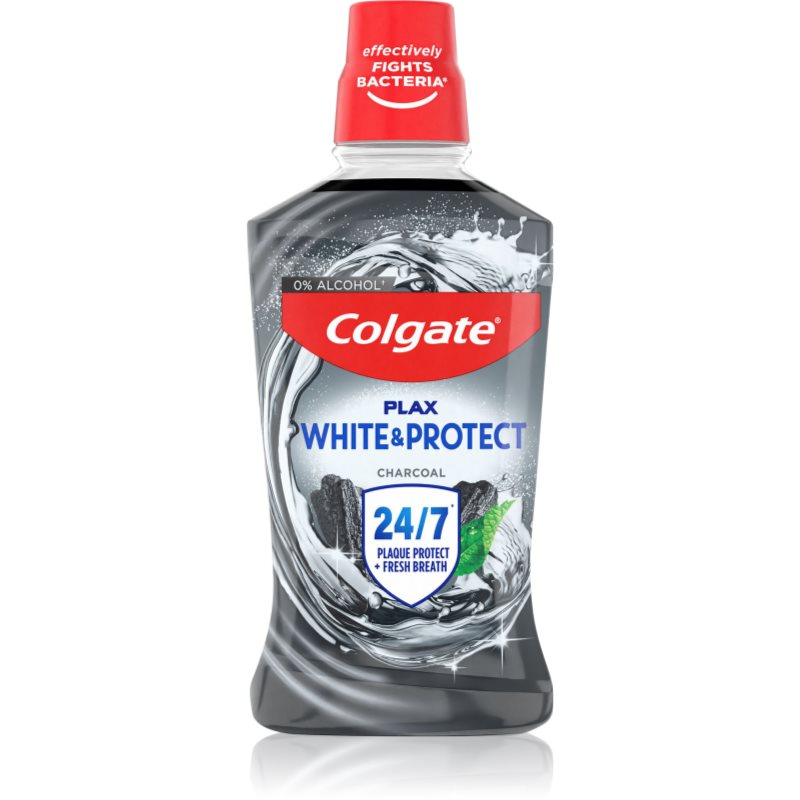 Colgate Plax Charcoal Collutorio Antiplacca Per Gengive Sane Senza Alcool 500 Ml