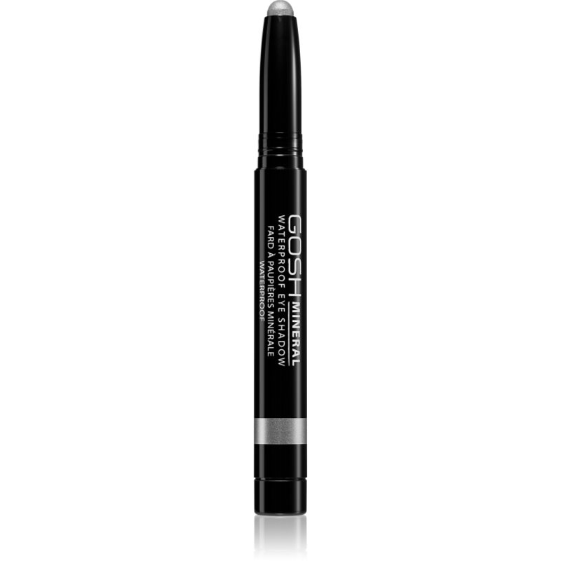 Gosh Mineral Waterproof Matita Ombretto Lunga Tenuta Resistente All'Acqua Colore 006 Metallic Grey 1,4 G