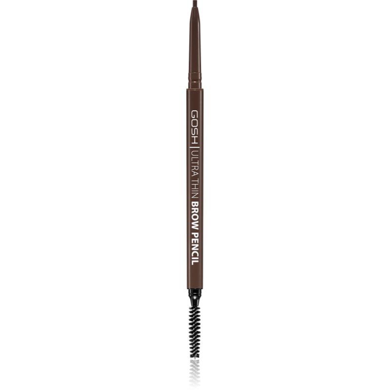 Gosh Ultra Thin Matita Di Precisione Per Sopracciglia Con Spazzolino Colore 003 Dark Brown 0,35 G