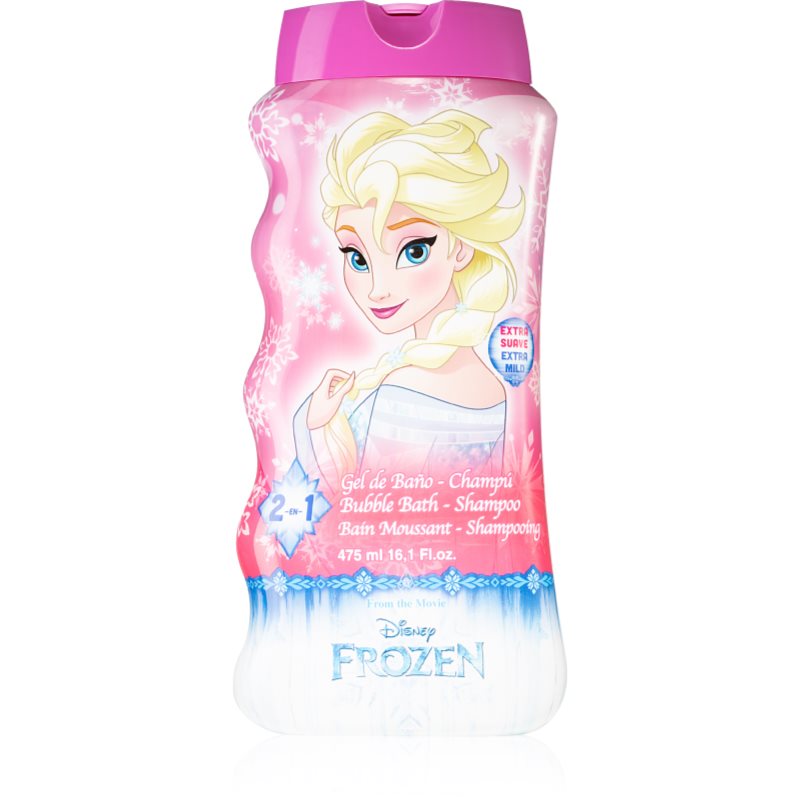 Disney Frozen 2 Bubble Bath & Shampoo Gel Doccia E Shampoo 2 In 1 Per Bambini 475 Ml