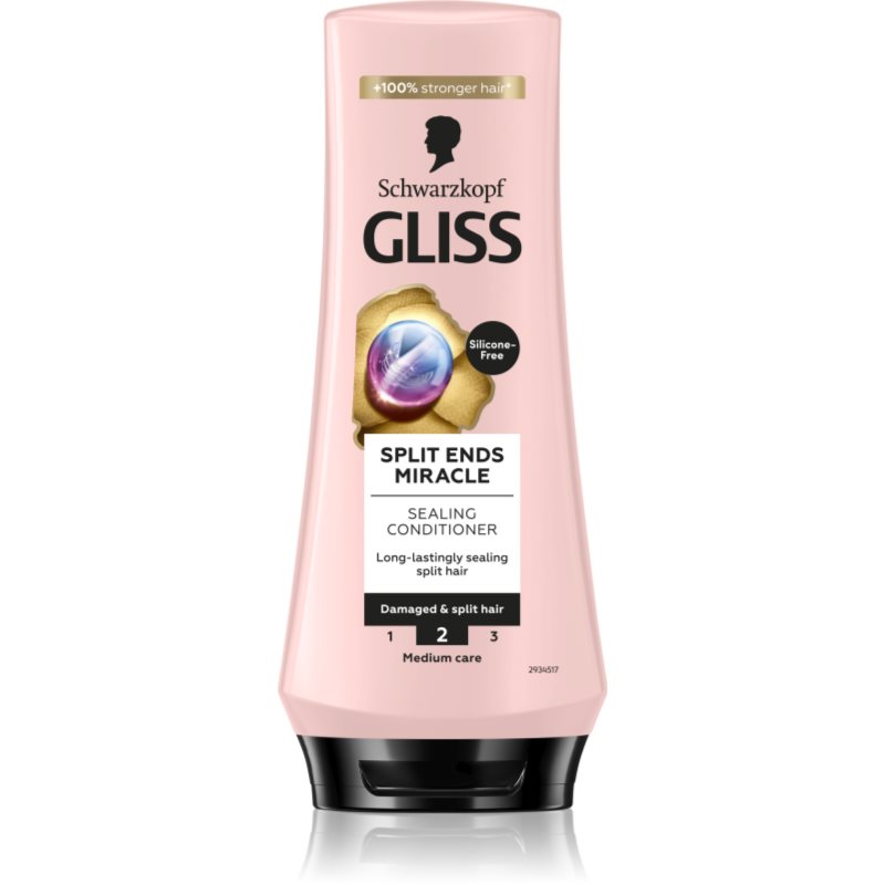 Schwarzkopf Gliss Split Ends Miracle Balsamo Rigenerante Per Doppie Punte 200 Ml