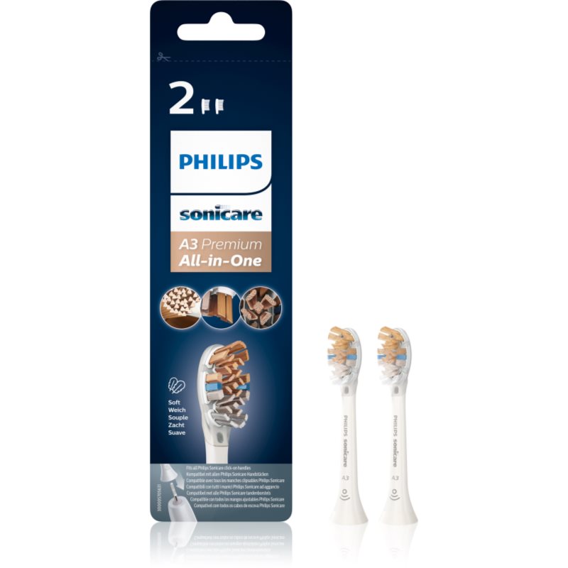 Philips Sonicare Premium All-In-One Hx9092/10 Testine Di Ricambio Per Spazzolino 2 Pz