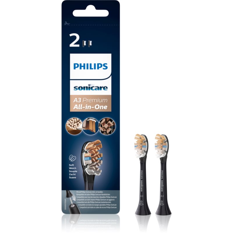 Philips Sonicare Premium All-In-One Hx9092/11 Testine Di Ricambio Per Spazzolino 2 Pz