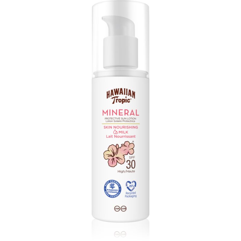 Hawaiian Tropic Mineral Sun Milk Latte Abbronzante Protettivo Spf 30 100 Ml