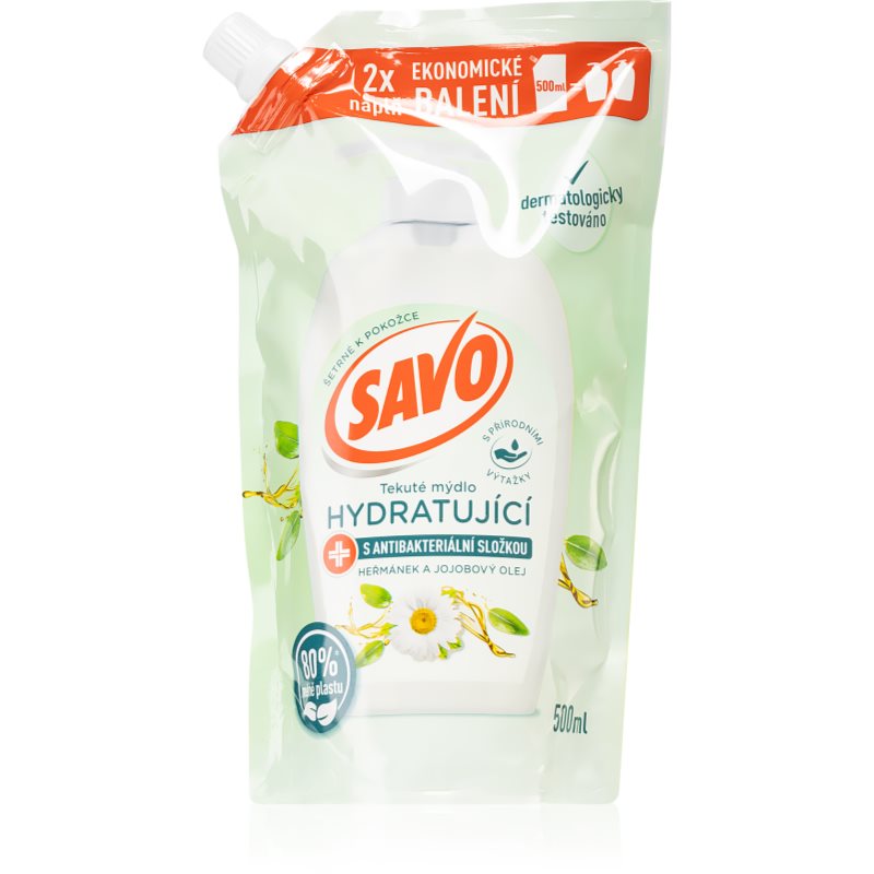 Savo Chamomile & Jojoba Oil Sapone Liquido Per Le Mani Ricarica 500 Ml