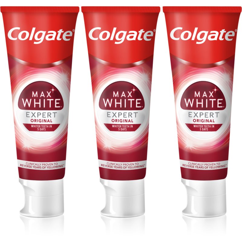 Colgate Max White Expert Original Dentifricio Sbiancante 3X75 Ml