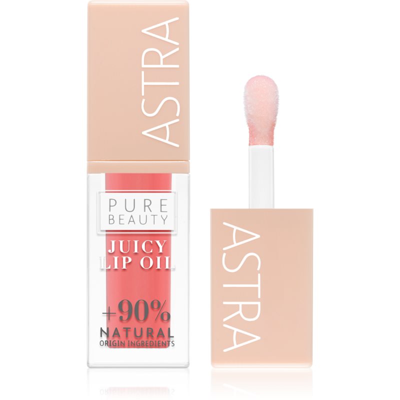 Astra Make-Up Pure Beauty Juicy Lip Oil Lucidalabbra Nutriente Colore 01 Peach 5 Ml