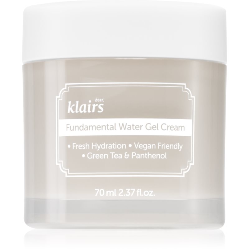 Klairs Fundamental Water Gel Cream Crema-Gel Idratante Per Il Viso 70 Ml