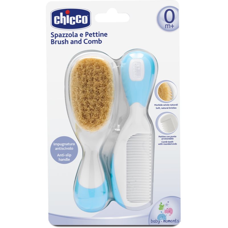 Chicco Baby Moments Set Per Capelli 0M+ Blue