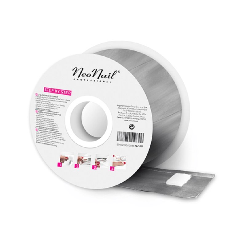 Neonail Remover Foil Wraps Remover Per Smalto Gel 100 Pz
