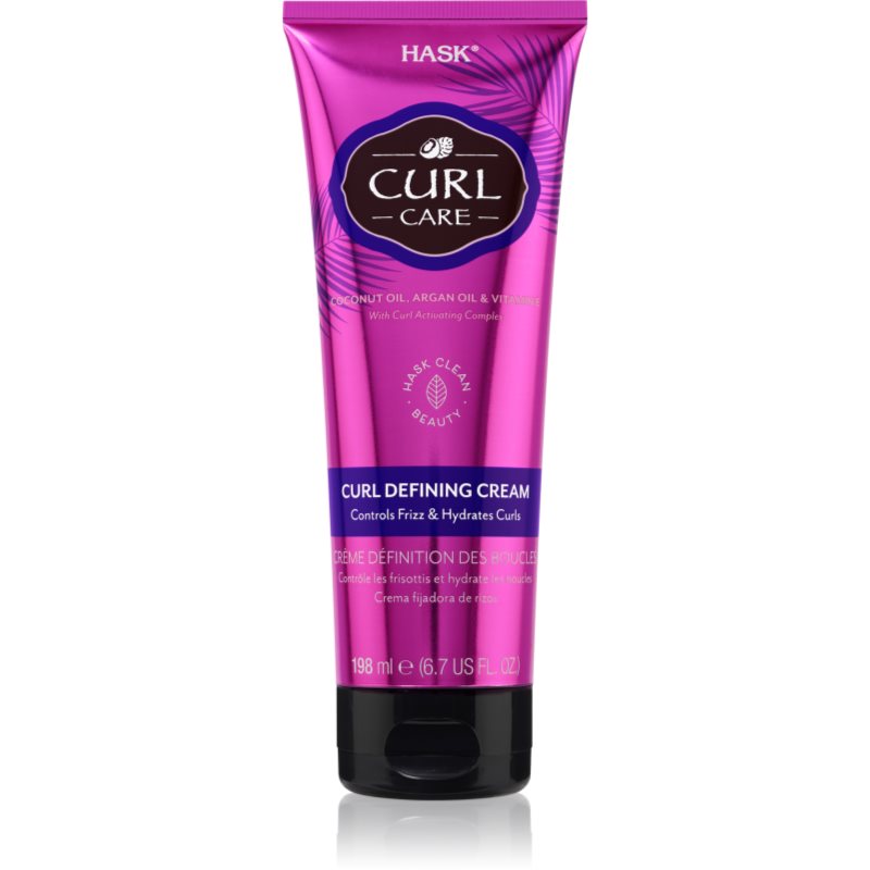Hask Curl Care Crema Modellante Per Capelli Mossi E Ricci 198 Ml