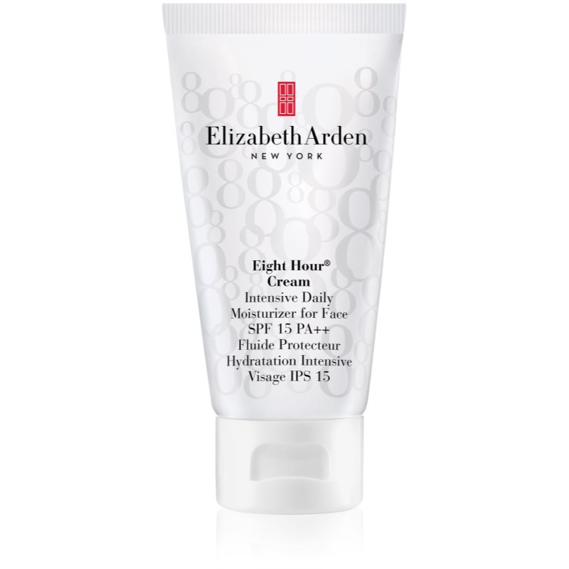 Elizabeth Arden Eight Hour Intensive Daily Moisturizer For Face Crema Giorno Idratante Per Tutti I Tipi Di Pelle Spf 15 50 Ml