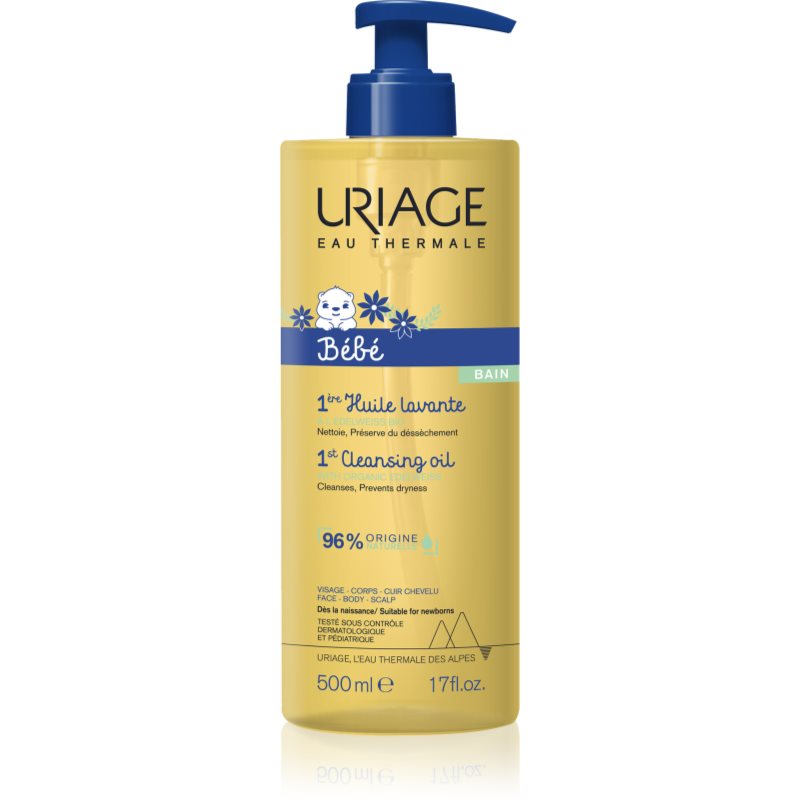 Uriage Bébé 1St Cleansing Oil Olio Detergente Nutriente Per Bambini 500 Ml