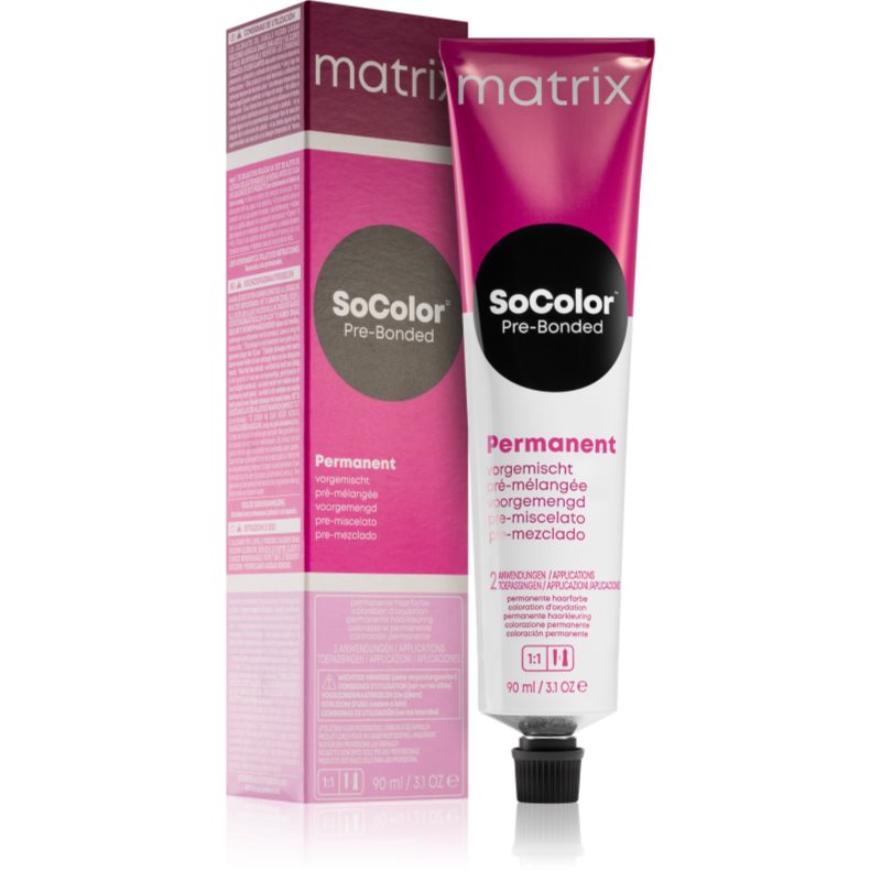 Matrix Socolor Pre-Bonded Blended Tinta Permanente Per Capelli Colore 8N Hellblond Natur 90 Ml