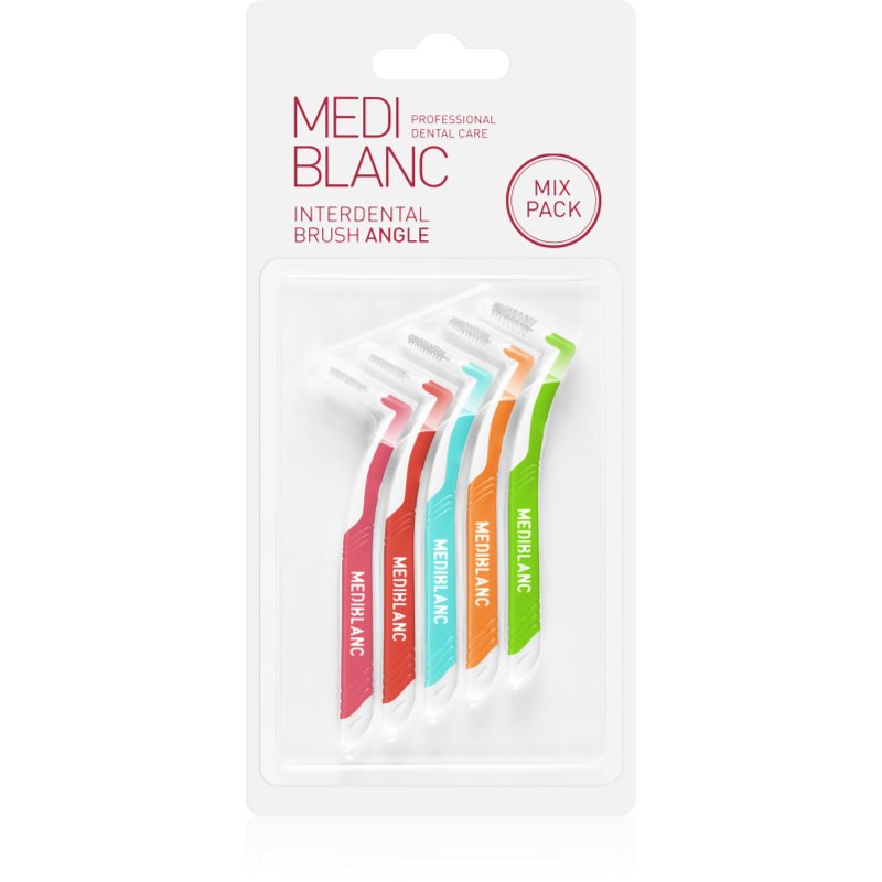 Mediblanc Interdental Pick-Brush Angle Scovolino Interdentale 5 Pz Mix Kit 5 Pz