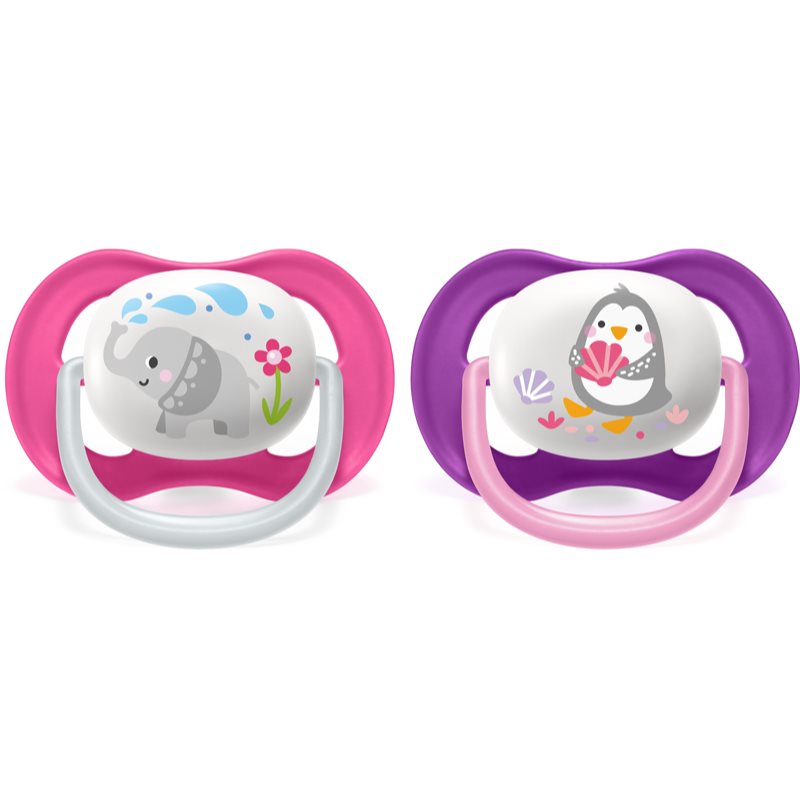 Philips Avent Ultra Air 6-18 M Ciuccio Girl 2 Pz