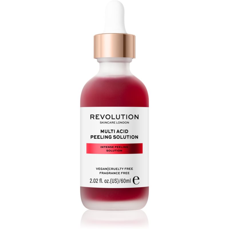 Revolution Skincare Multi Acid Peeling Solution Scrub Di Pulizia Profonda Con Aha Acids 60 Ml