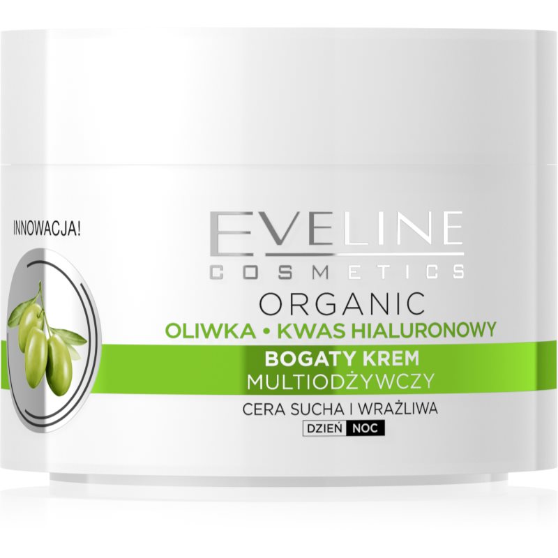 Eveline Cosmetics Green Olive Crema Giorno E Notte Idratante Antirughe Con Estratto Di Olive 50 Ml