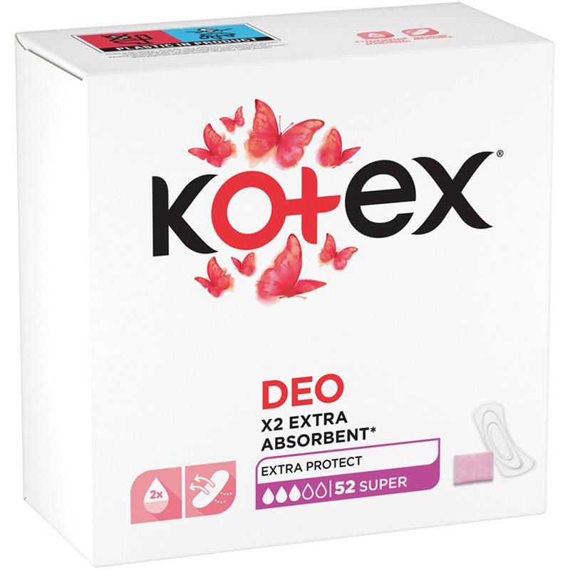 Kotex Super Deo Salvaslip 52 Pz