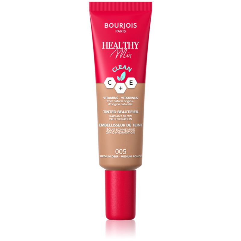 Bourjois Healthy Mix Fondotinta Leggero Effetto Idratante Colore 005 Medium Deep 30 Ml