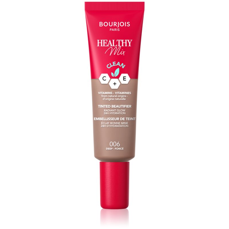Bourjois Healthy Mix Fondotinta Leggero Effetto Idratante Colore 006 Deep 30 Ml