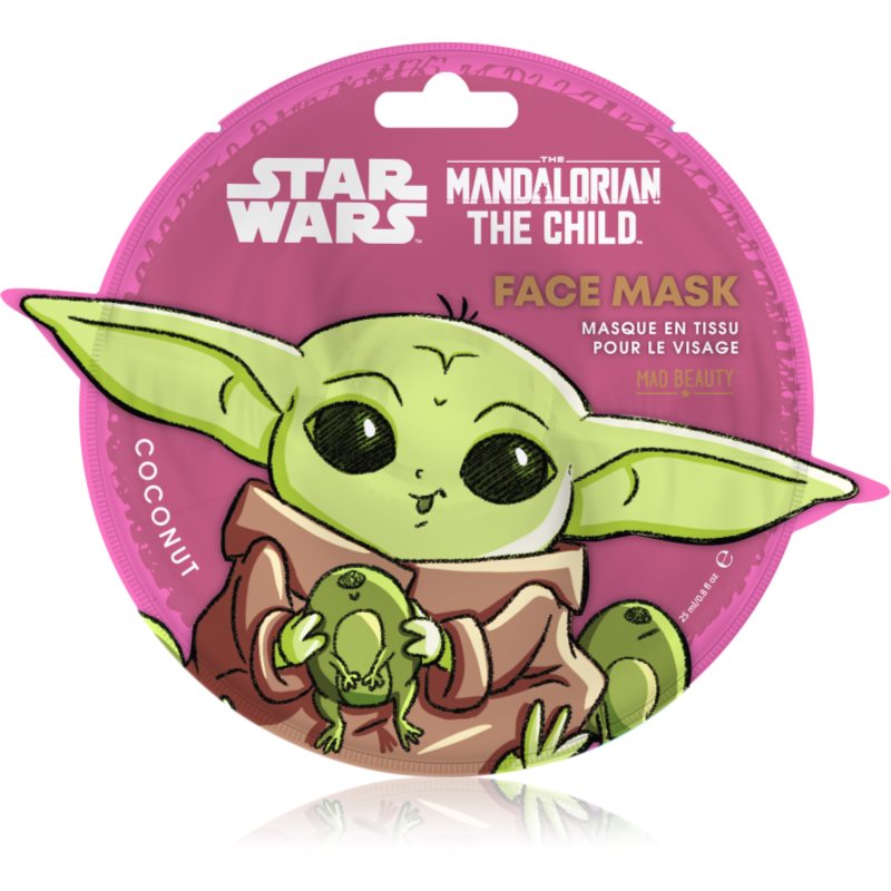 Mad Beauty Star Wars The Mandalorian The Child Maschera In Tessuto Con Cocco 25 Ml