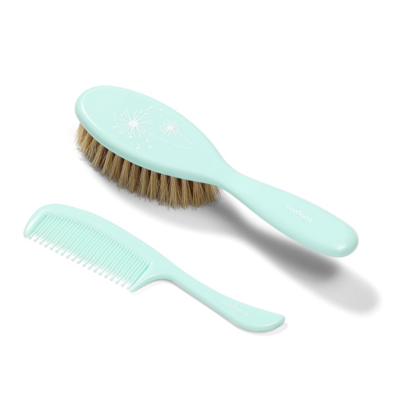 Babyono Hair Brush Spazzola Per Capelli Per Bambini Mint 2 Pz