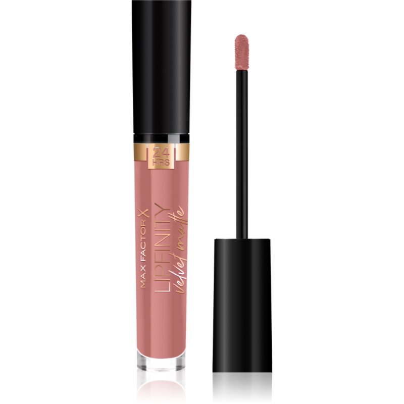 Max Factor Lipfinity Velvet Matte Rossetto Liquido Matte Colore 035 Elegant Brown 3,5 Ml