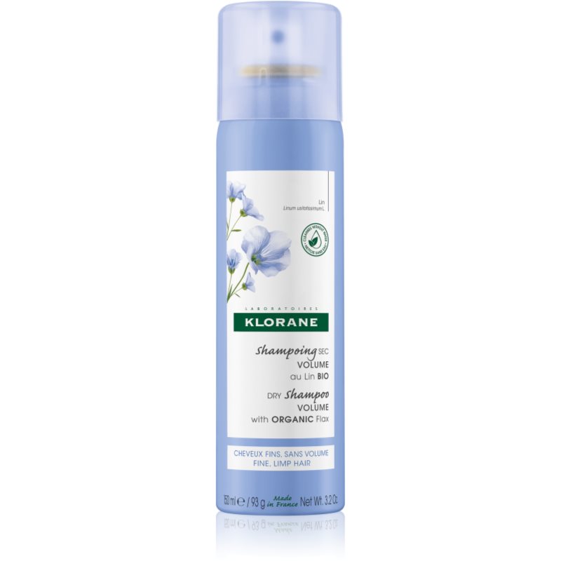 Klorane Flax Fiber Shampoo Secco Per Capelli Delicati E Mosci 150 Ml