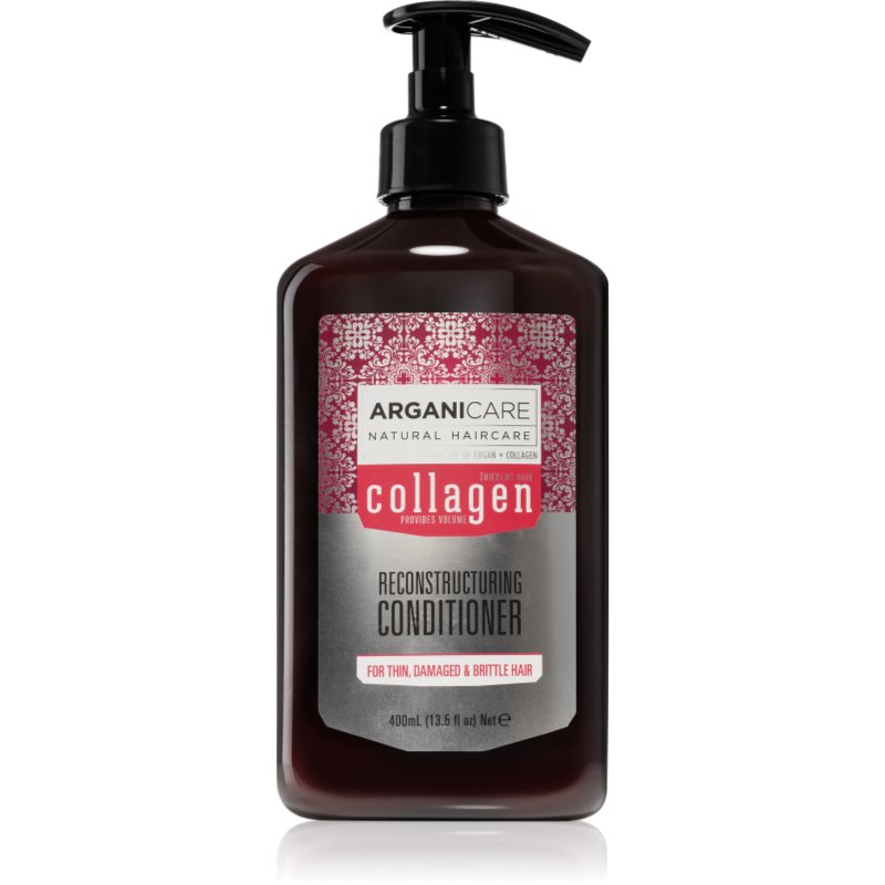 Arganicare Collagen Reconstructuring Conditioner Balsamo Per Rinforzare La Struttura Dei Capelli 400 Ml