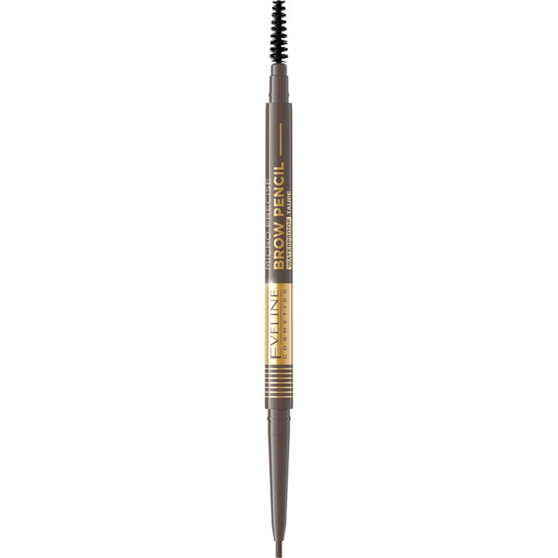 Eveline Cosmetics Micro Precise Matita Sopracciglia Waterproof Con Spazzolino 2 In 1 Colore 01 Taupe 4 G