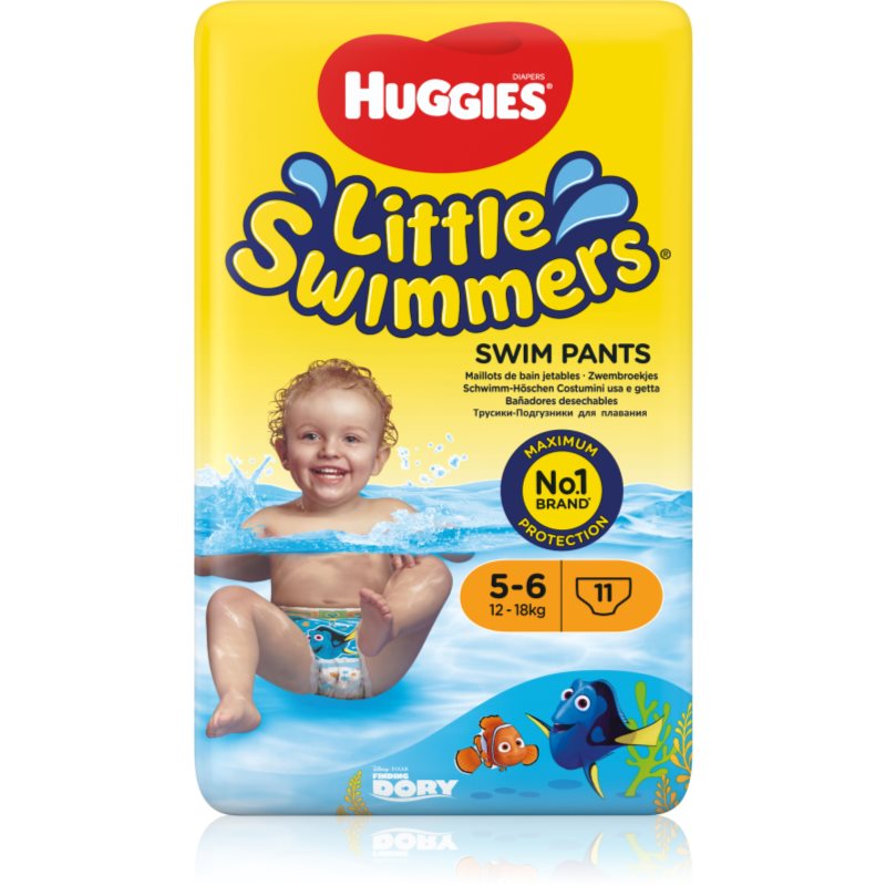Huggies Little Swimmers 5-6 Pannolini A Costume Usa E Getta 12–18 Kg 11 Pz