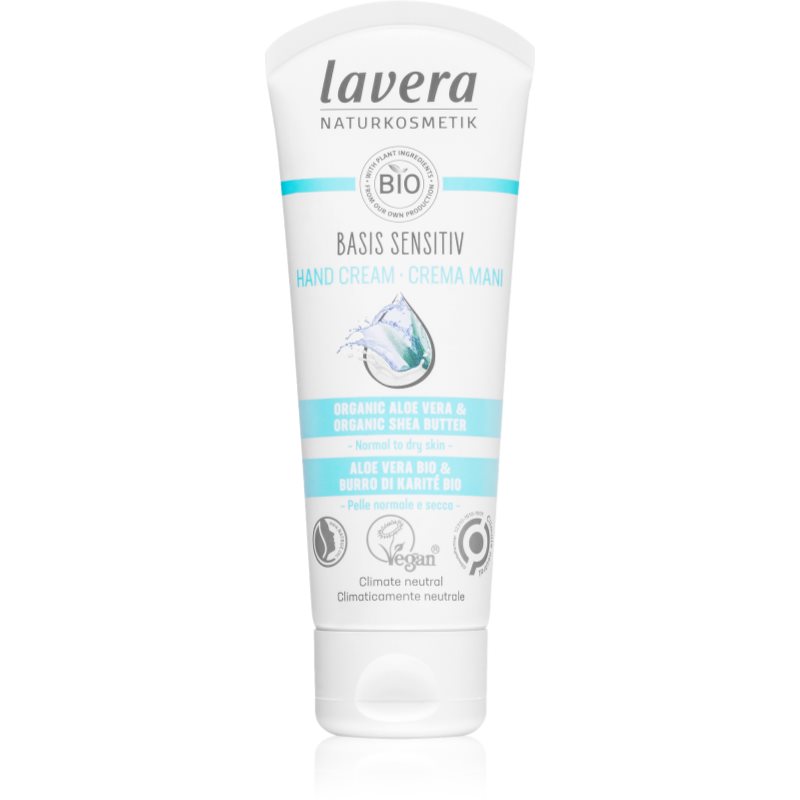 Lavera Basis Sensitiv Crema Per Le Mani Con Aloe Vera 75 Ml