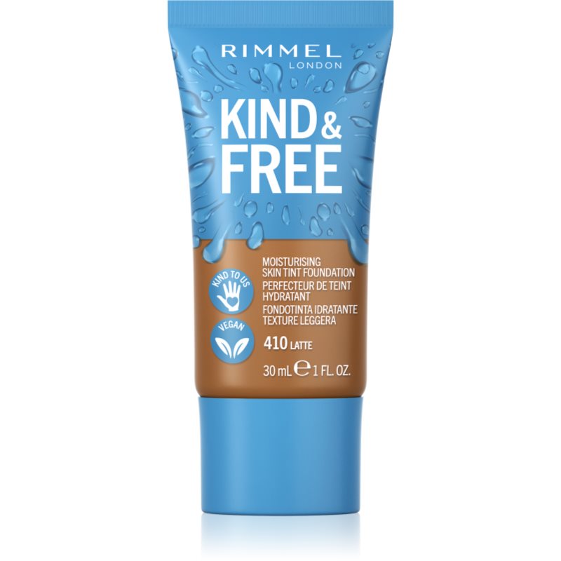 Rimmel Kind & Free Fondotinta Idratante Leggero Colore 410 Latte 30 Ml