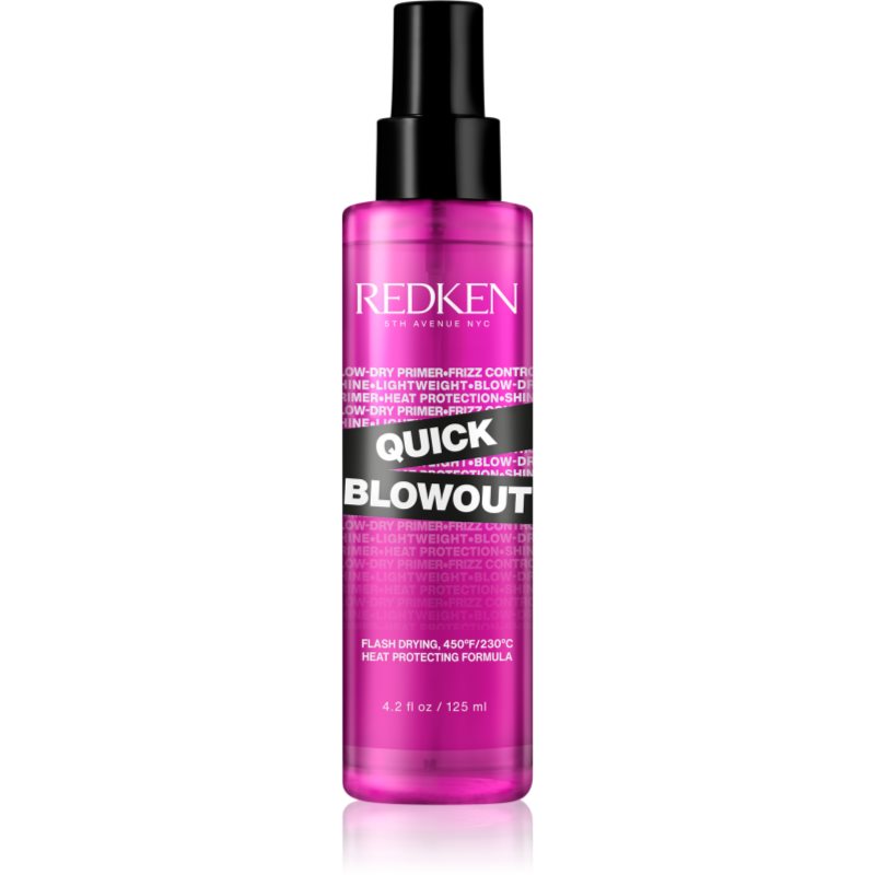 Redken Quick Blowout Spray Termoprotettivo Per Piastra E Arricciacapelli Per Un'Asciugatura Rapida 125 Ml