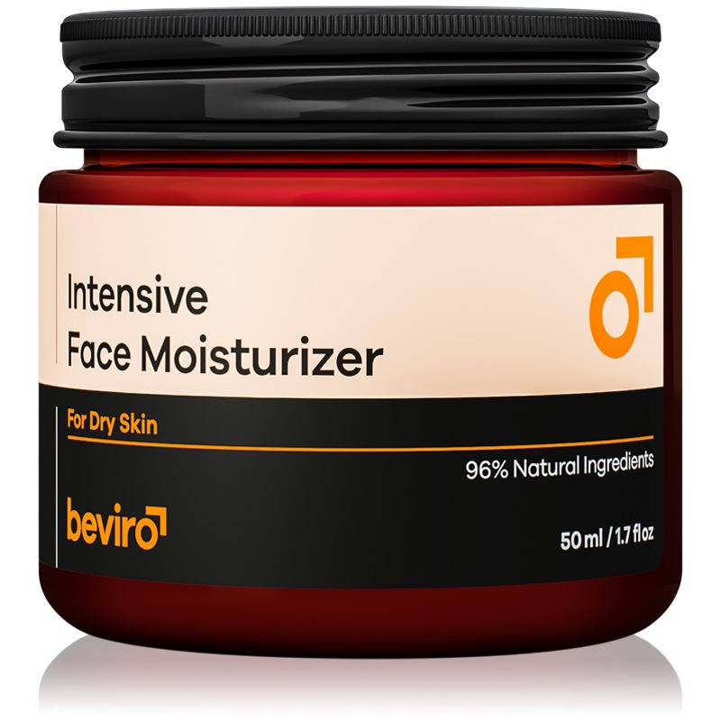 Beviro Intensive Face Moisturizer For Dry Skin Crema Idratante Per Uomo 50 Ml